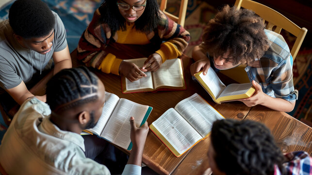 A ministry team meeting together